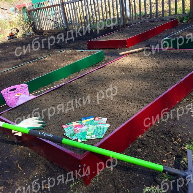 Грядки с односторонним покрытием 15 см в Брянске 